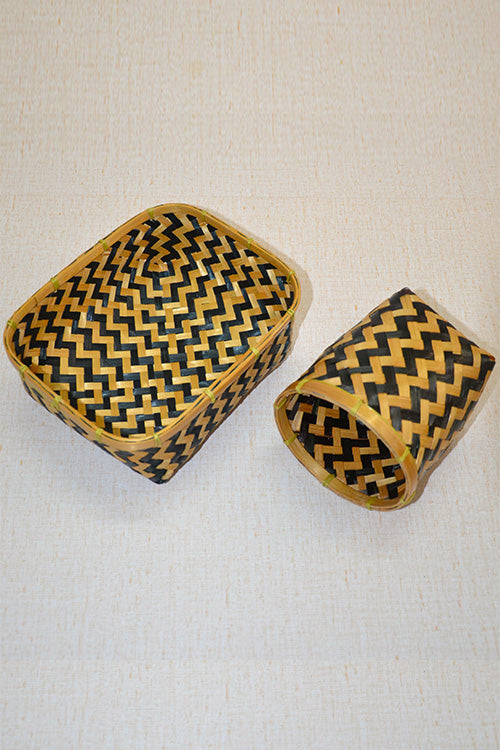Bamboo Monochrome Basket Set