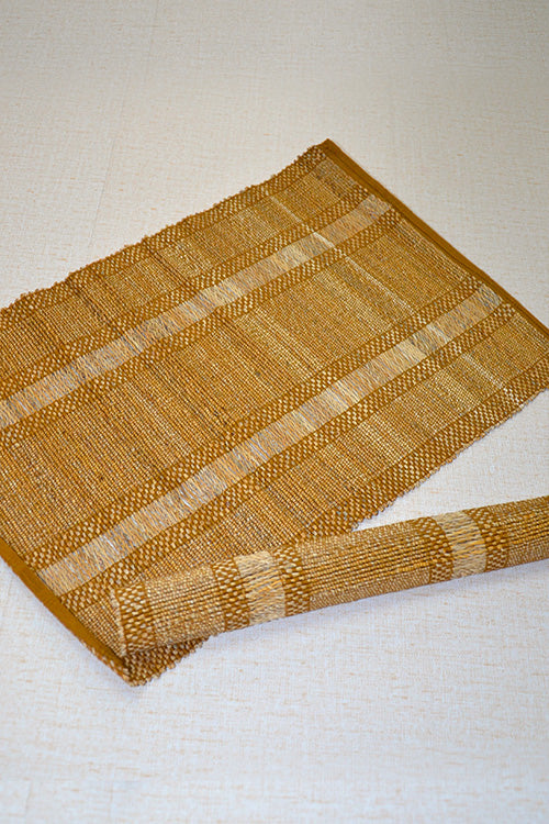 Banana Fibre Place Mats Beige Brown (Set of 2)