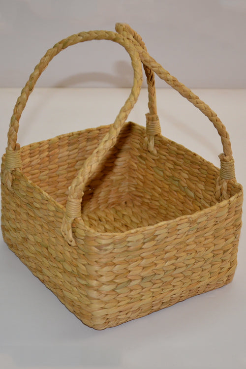 Kauna Rectangular Gift & Utility Basket Natural