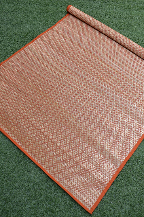 Madurkathi Floor Mat Orange (3ft x 6ft)