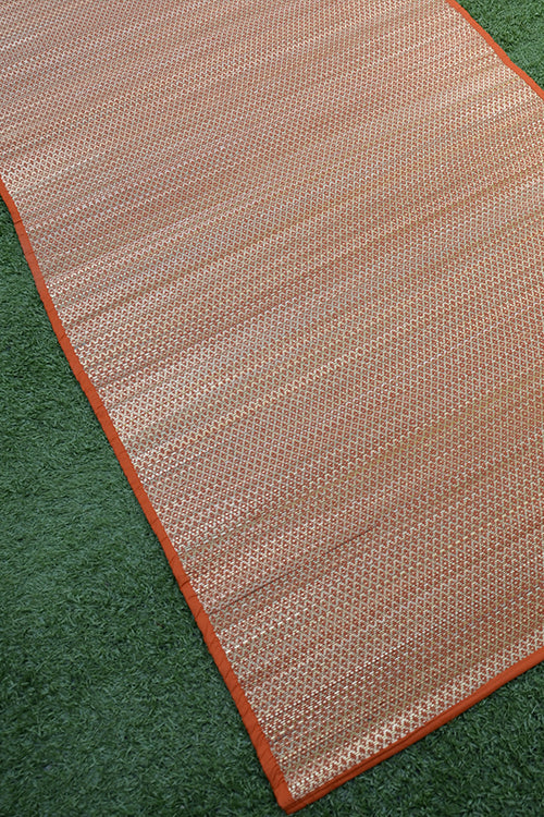 Madurkathi Floor Mat Orange (3ft x 6ft)