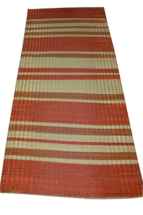 Madurkathi Floor Mat Rust Mustard Natural (3ft x 6ft)