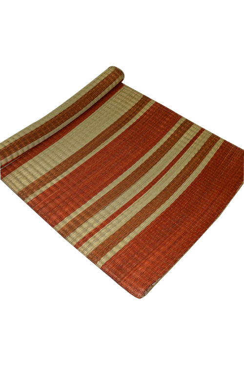 Madurkathi Floor Mat Rust Mustard Natural (3ft x 6ft)