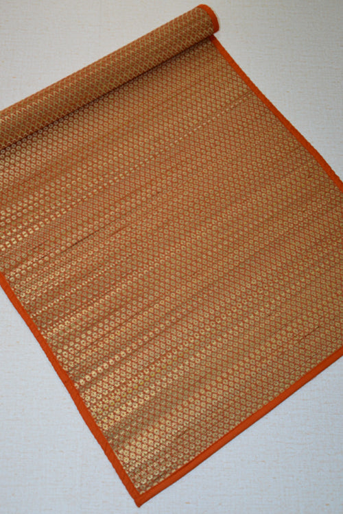 Madurkathi Floor Mat Orange (2ft x 5ft)