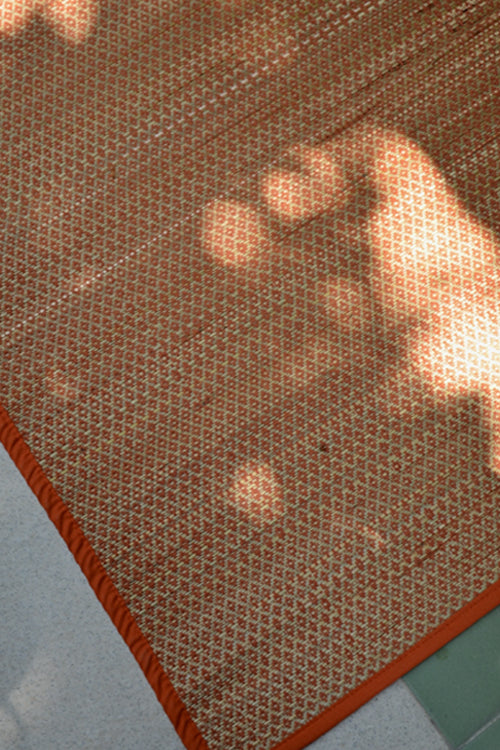 Madurkathi Floor Mat Orange (2ft x 5ft)