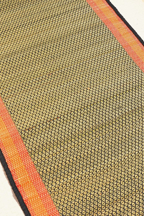 Madurkathi Floor Mat Black Orange Natural (2ft x 5ft)