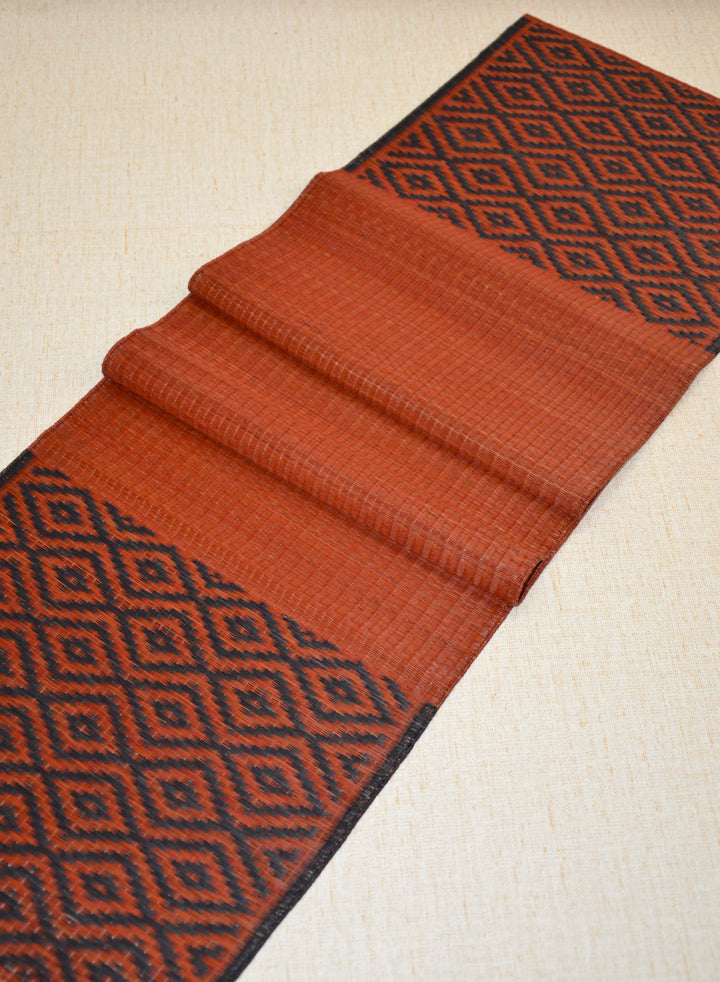 Masland Place Mats & Runner Set Red Charcoal (Set of 7)