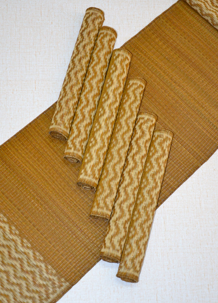 Masland Place Mats & Runner Set Fawn Natural (Set of 7)