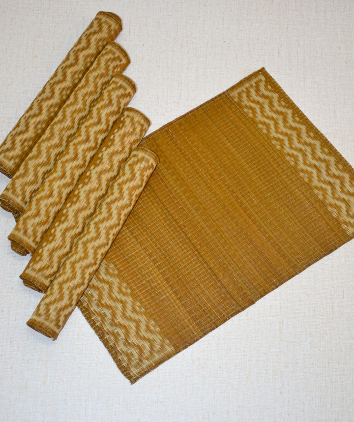 Masland Place Mats & Runner Set Fawn Natural (Set of 7)