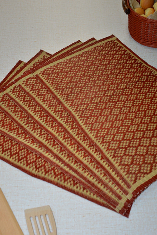 Masland Placemats Rust Natural (Set of 6)