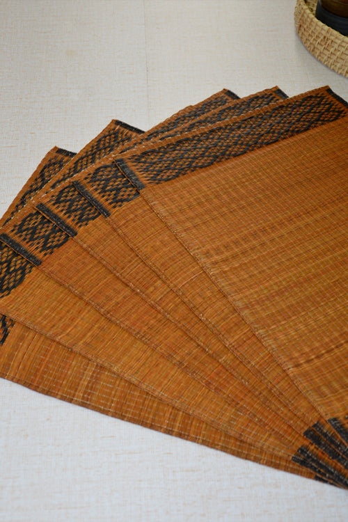 Masland Placemats Brown Black (Set of 6)