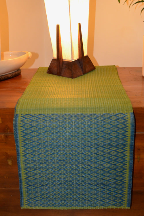 Masland Table Runner Green Blue