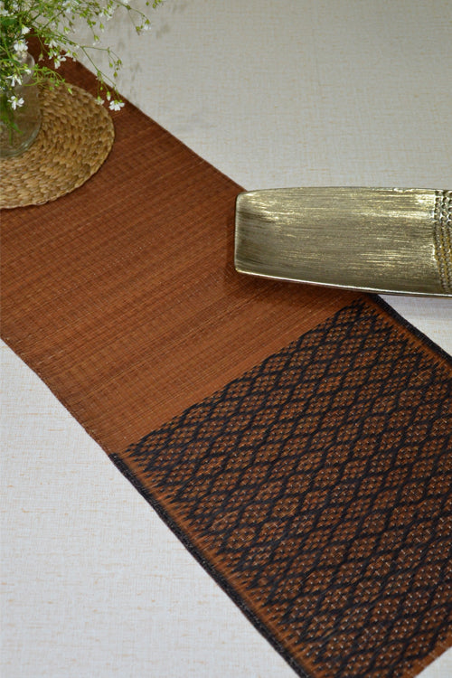 Masland Table Runner Brown Black