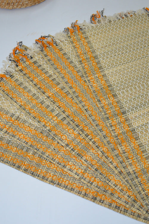 Madurkathi Tassels Placemats Ivory (Set of 6)