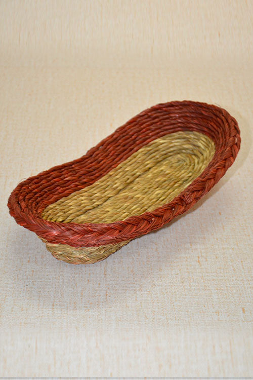 Sabai Oval Bread Basket Red Natural (Small)