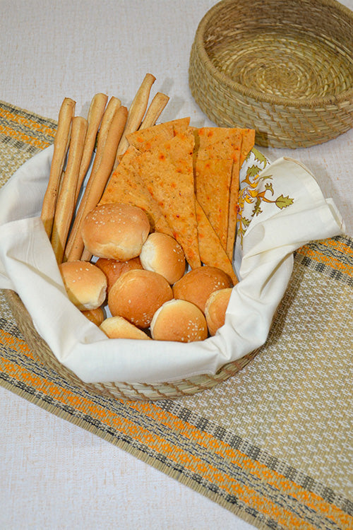 Sabai Grass & Jute Baskets Natural (Set of 2)