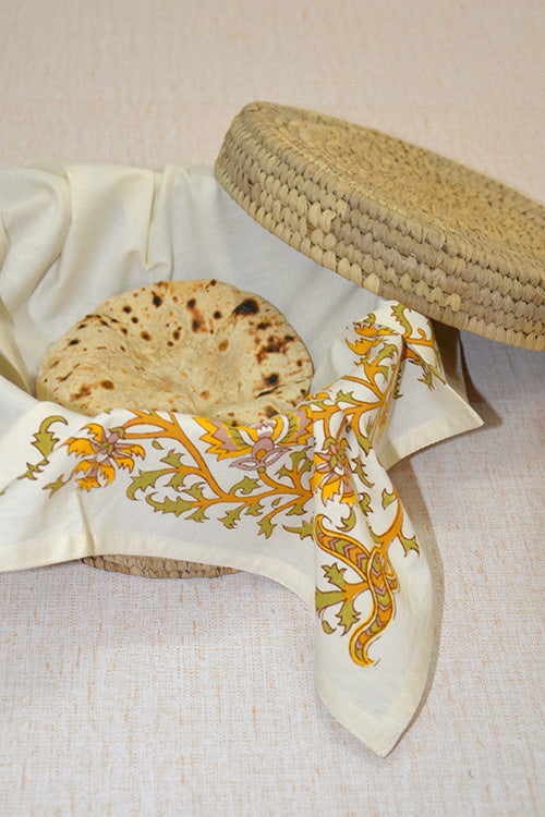 Sabai Grass & Palm Leaf Round Roti & Utility Box Natural