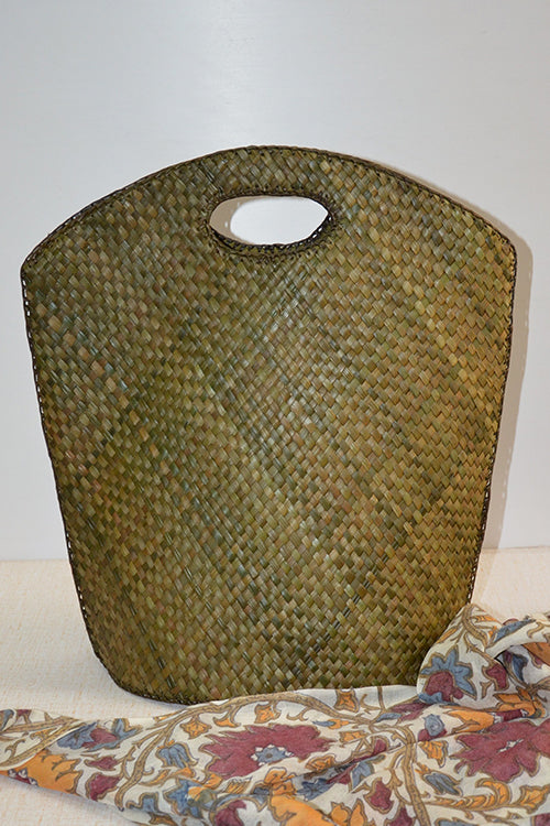 Screw Pine Hand Bag Seaweed