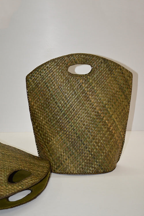 Screw Pine Hand Bag Seaweed