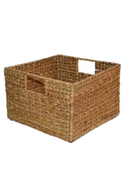 Water Hyacinth Storage Basket Natural (Large)