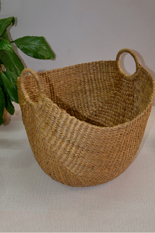 Water Hyacinth Laundry Basket (Small)