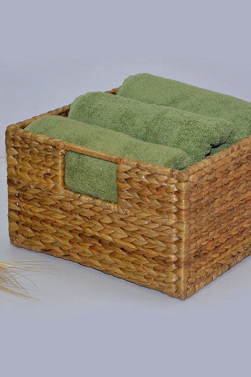 Water Hyacinth Square Storage Basket (Small)