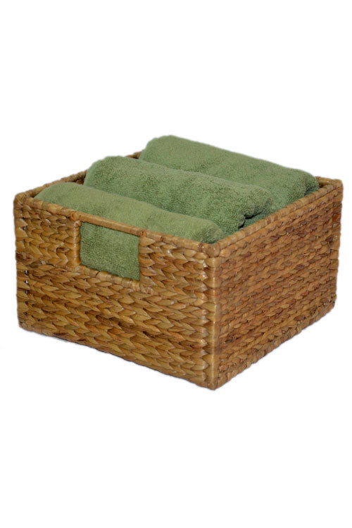 Water Hyacinth Square Storage Basket (Small)
