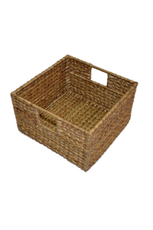 Water Hyacinth Square Storage Basket (Small)
