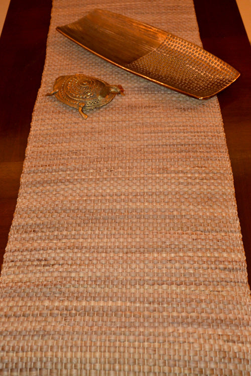 Water Hyacinth Table Runner Natural