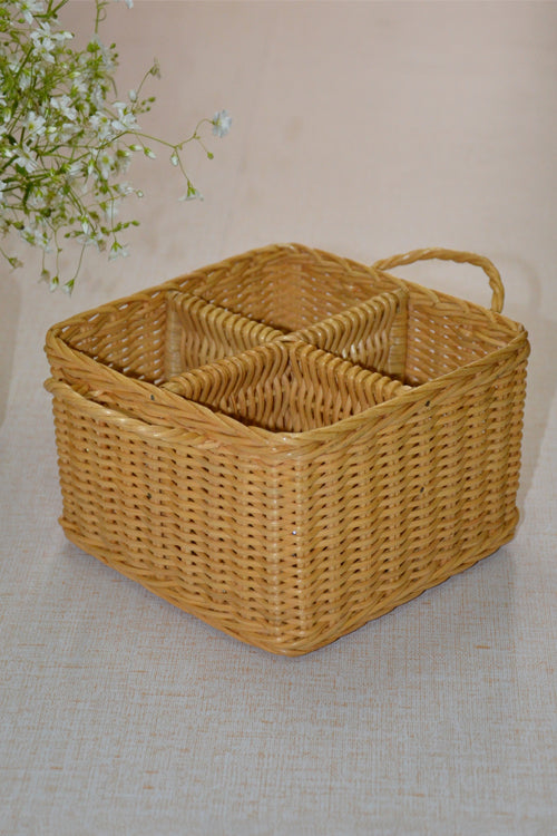 Rattan Cutlery Holder (Natural)
