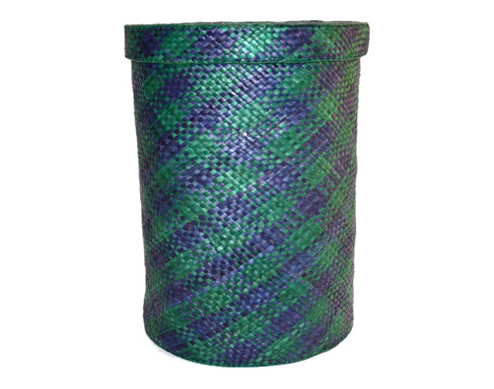 Screw Pine Storage & Laundry Box Large (Green-Blue)