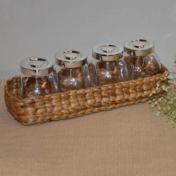 Water Hyacinth Bread & Utility Basket Natural (Small)