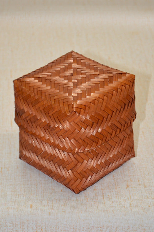 Bamboo Sliver Gift Box Brown (Small)