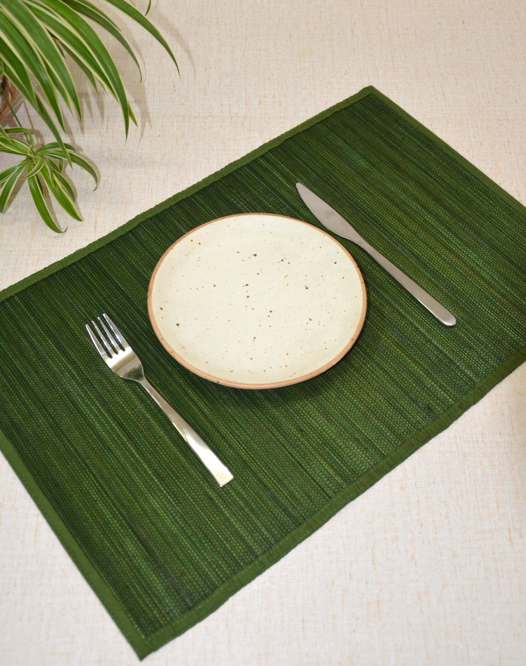 Bamboo Plain Placemats Seaweed (Set of 6)