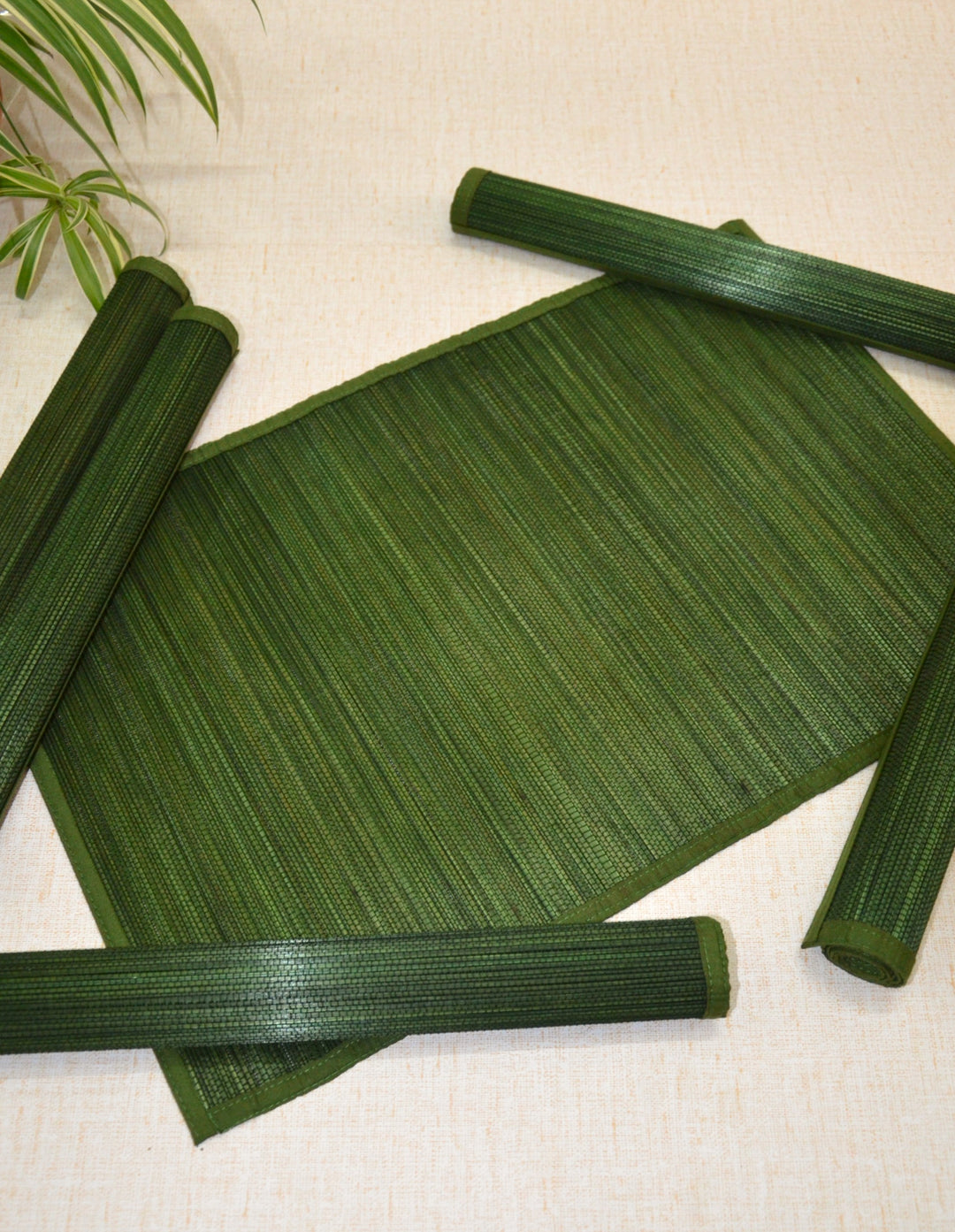 Bamboo Plain Placemats Seaweed (Set of 6)