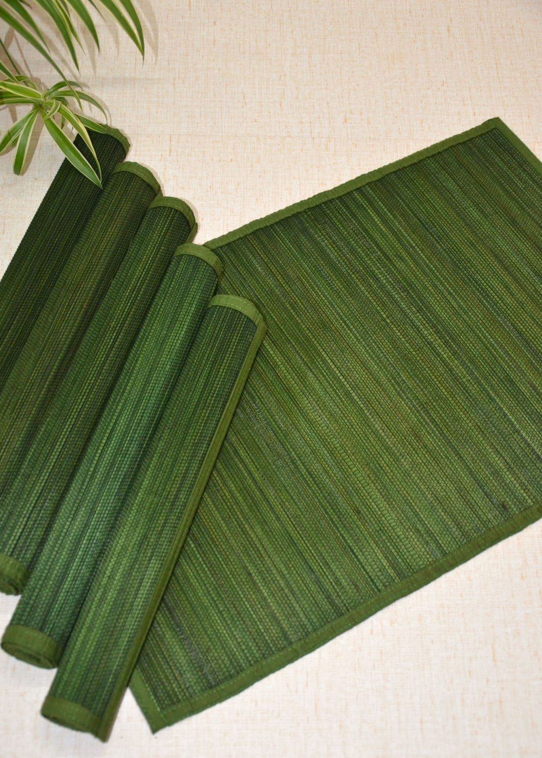 Bamboo Plain Placemats Seaweed (Set of 6)