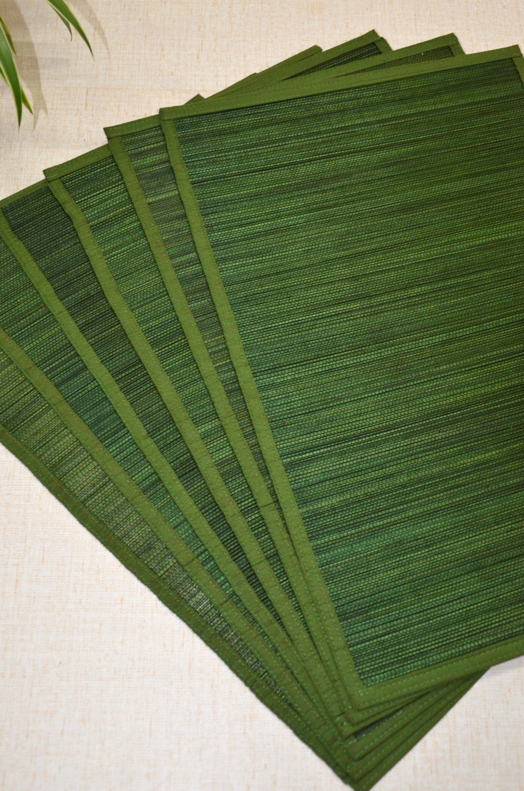 Bamboo Plain Placemats Seaweed (Set of 6)