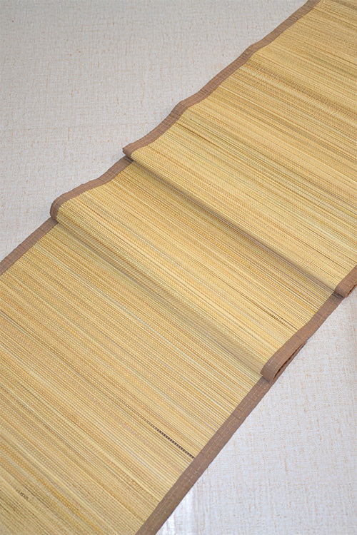 Bamboo Table Runner Plain Medium Natural