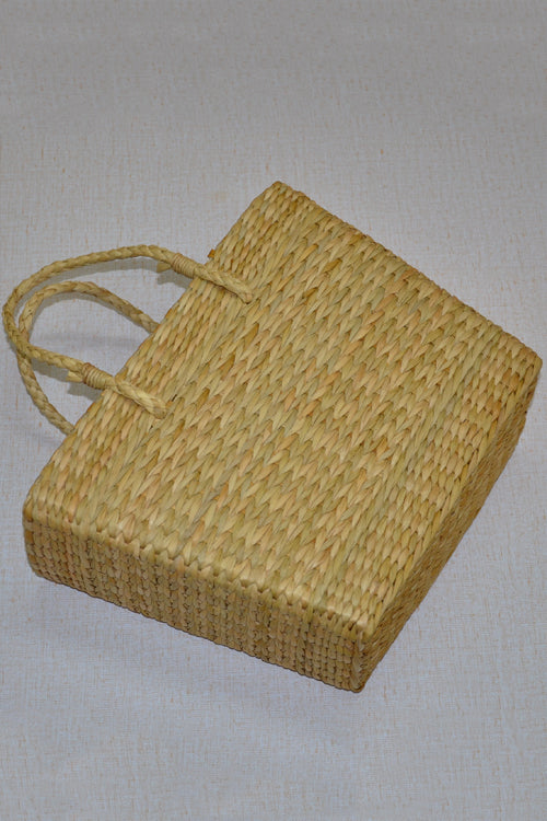 Kauna Grocery Basket Bag Natural