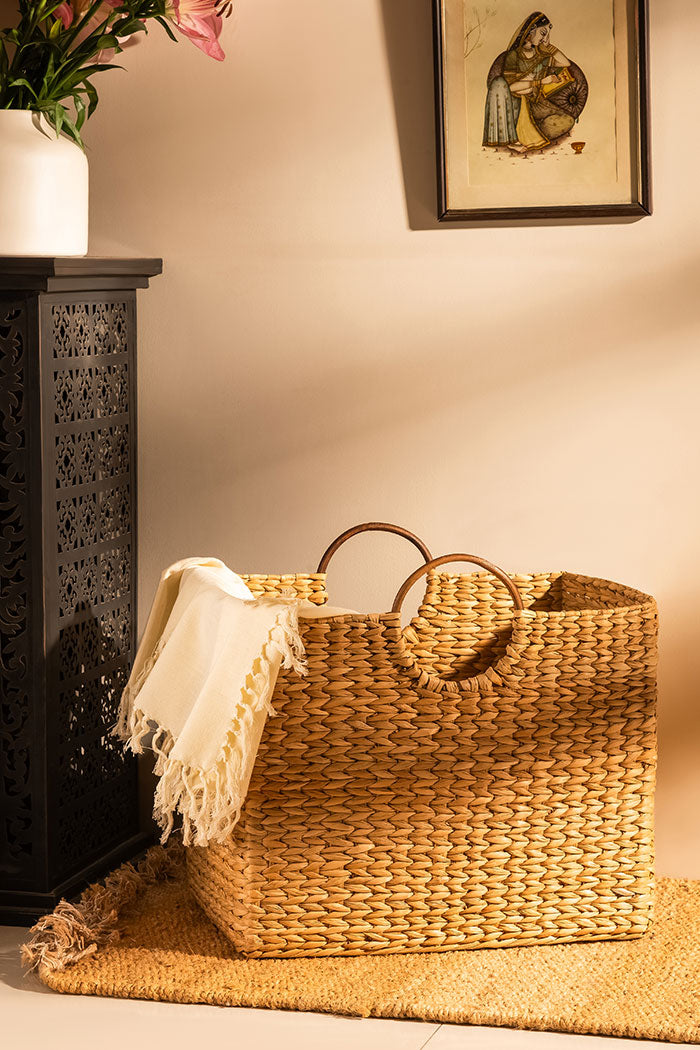 Kauna Rectangular Laundry & Storage Basket – Dharini