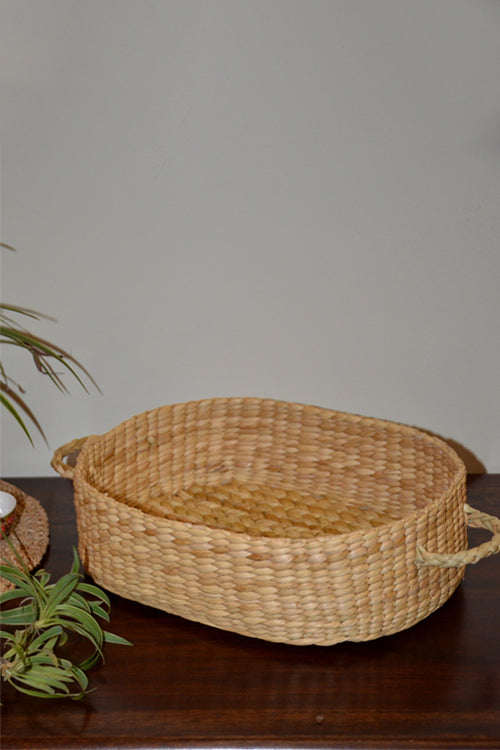 Kauna Oval Bread & Utility Basket Natural