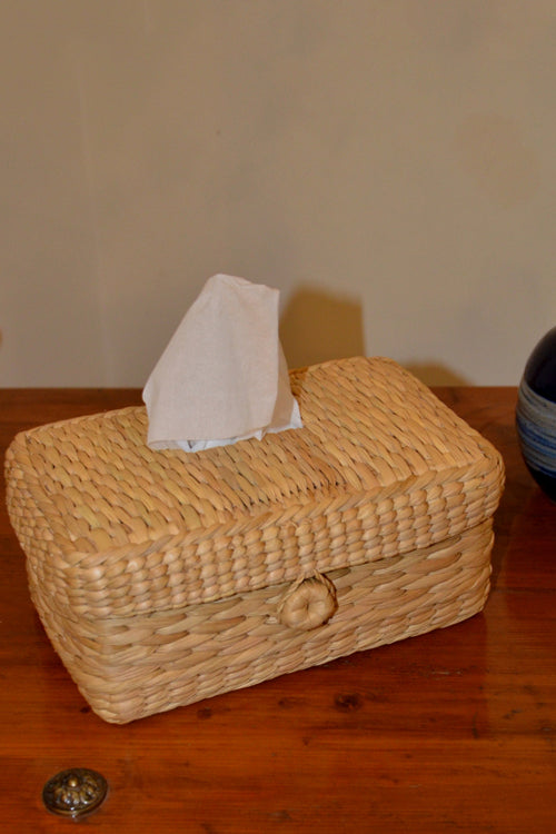 Kauna Rectangular Tissue Box Natural