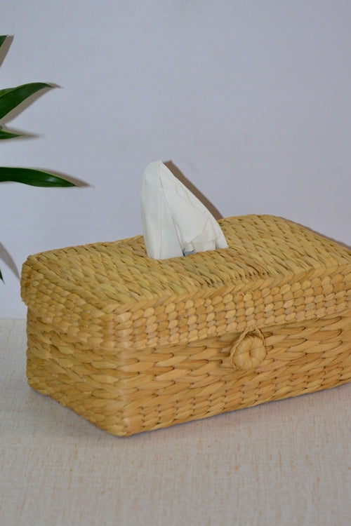 Kauna Rectangular Tissue Box Natural