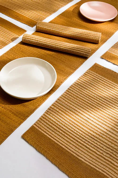 Masland Place Mats & Runner Mustard (Set of 7)