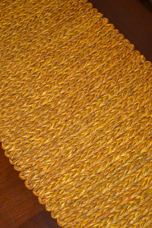 Sabai Grass Table Runner Mustard (Large)