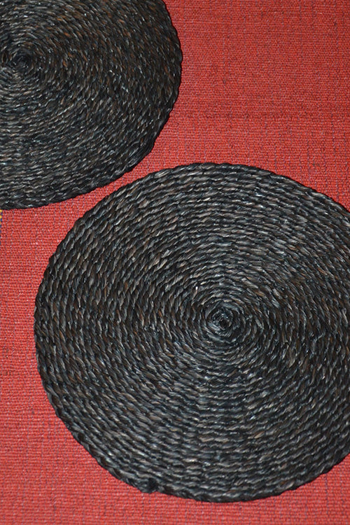 Sabai Round Trivets Charcoal (Set of 2)