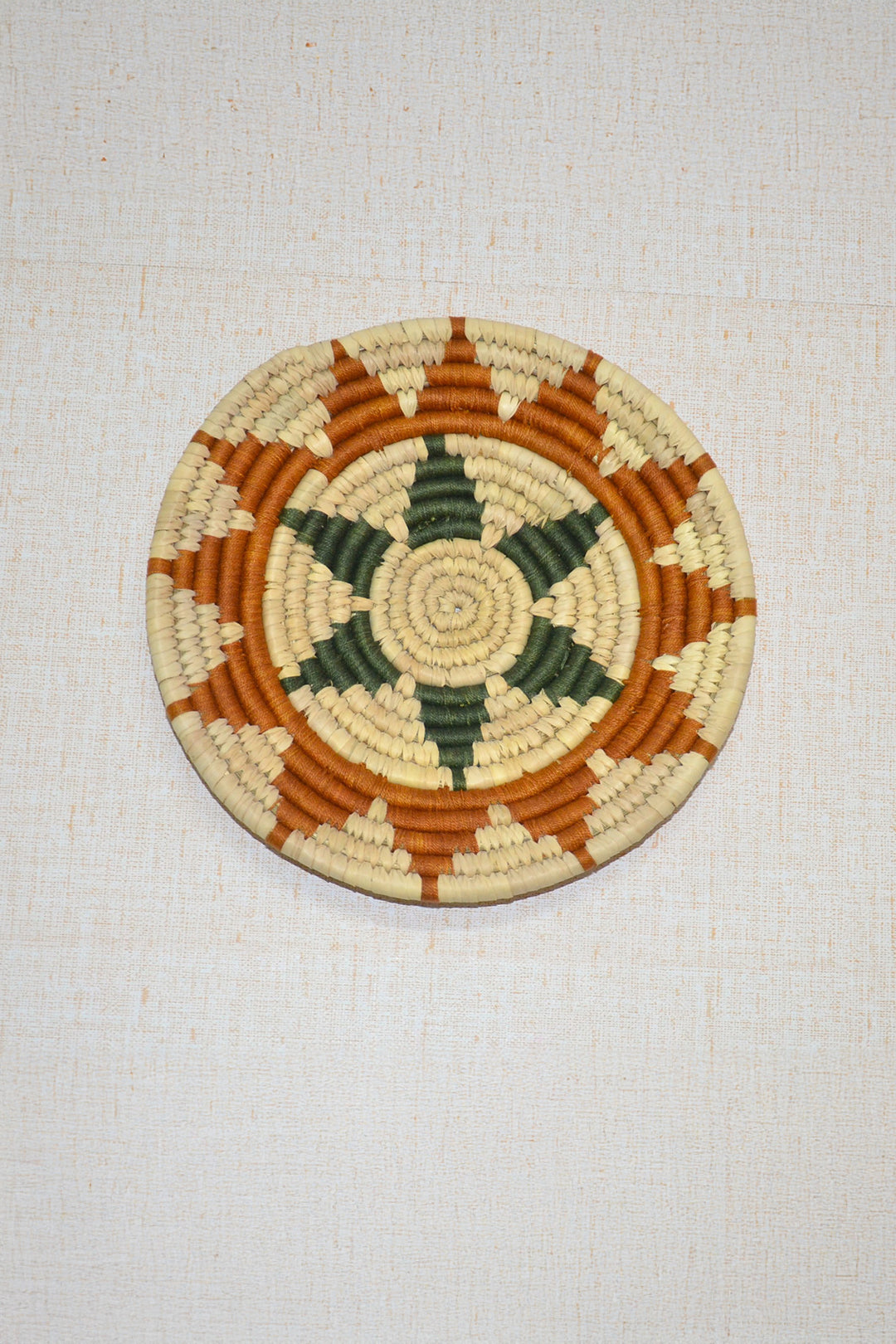 Sabai Wall Baskets Mustard Green Natural (Set of 3)