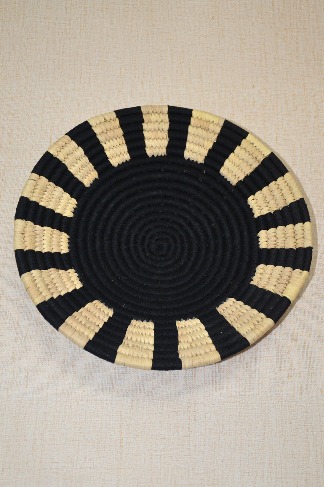 Sabai Wall Baskets Black Natural (Set of 3)