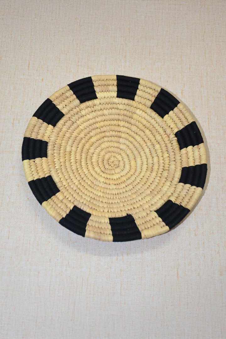 Sabai Wall Baskets Black Natural (Set of 3)