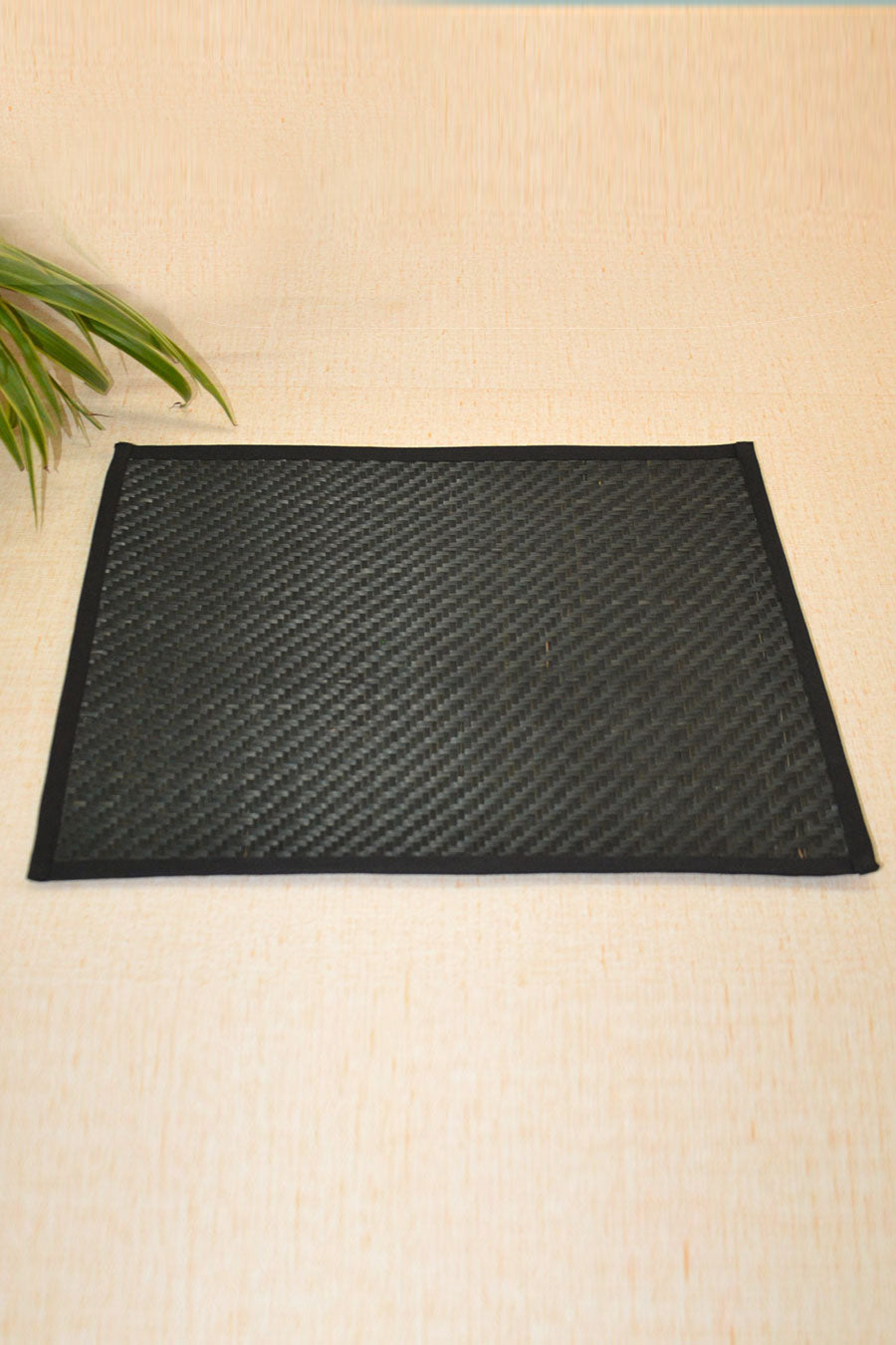 Sitalpati Rectangular Placemat Charcoal